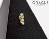 14k Large Channel Set Diamond Threadless Gold End
