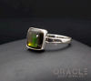 Sterling Silver Ammolite Ring Size 6