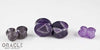 Amethyst Double Flare Plugs