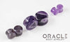 Amethyst Double Flare Plugs