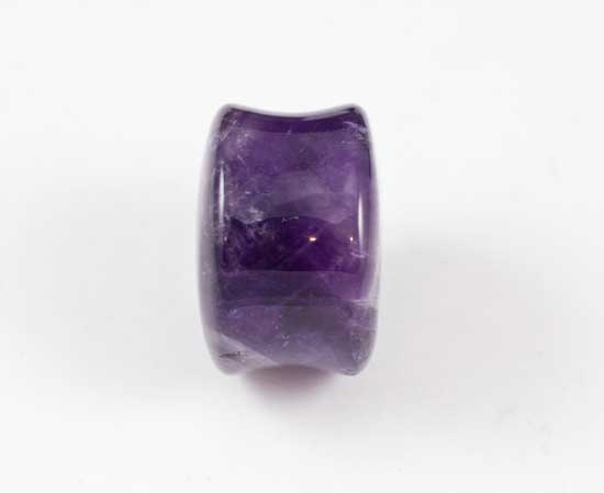 Amethyst Double Flare Plugs