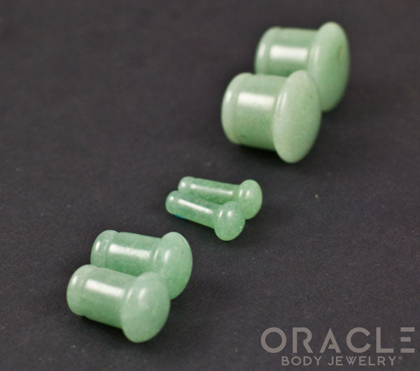 Aventurine Single Flare Plugs