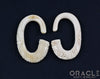 Carved Oval Hoops