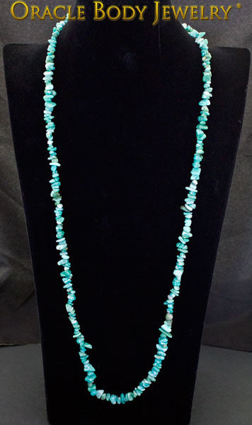 Amazonite Chip Necklace