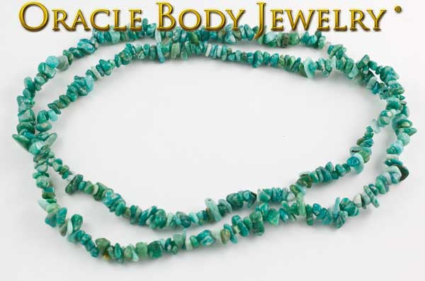 Amazonite Chip Necklace