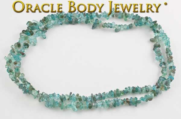 Aquamarine Chip Necklace