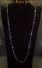 Blue Goldstone Chip Necklace