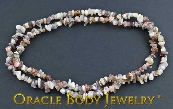 Botswana Agate Chip Necklace