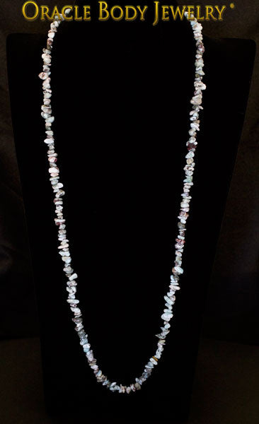 Larimar Chip Necklace