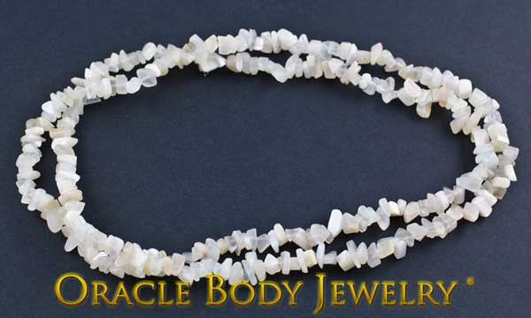 Moonstone Chip Necklace