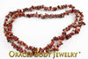 Red Brecciated Jasper Chip Necklace