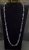 Snowflake Obsidian Chip Necklace