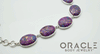 Sterling Silver Copper Purple Turquoise Necklace