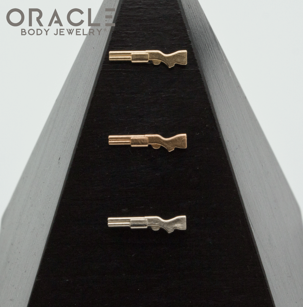 14k Gold Boomstick Threadless End