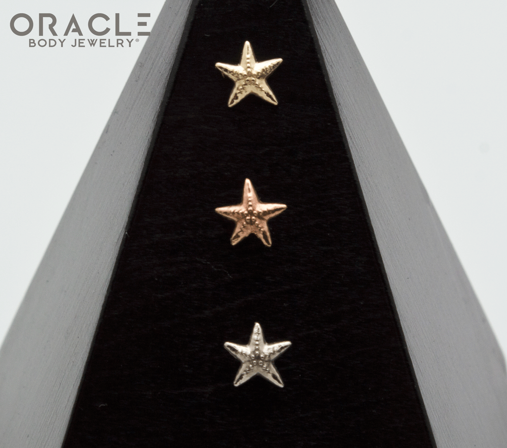 14k Gold Patrick Threadless End