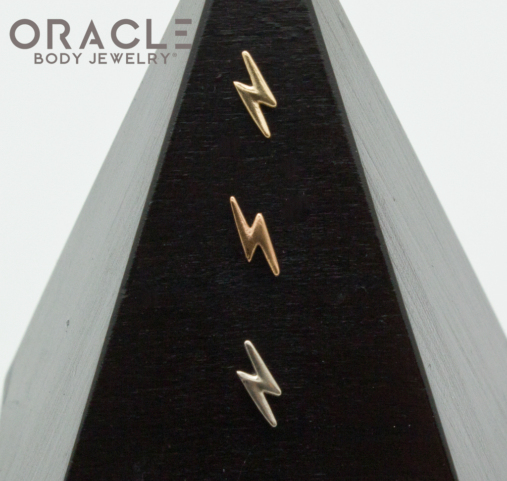 14k Gold Shazam Threadless End