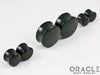 Green Goldstone Double Flare Plugs