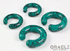 Synthetic Green Spiderweb Turquoise Stone Rings