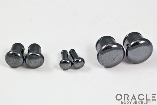 Hematite Single Flare Plugs