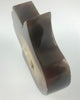 Brazilian Agate with Geode Hamsa Hand Carving