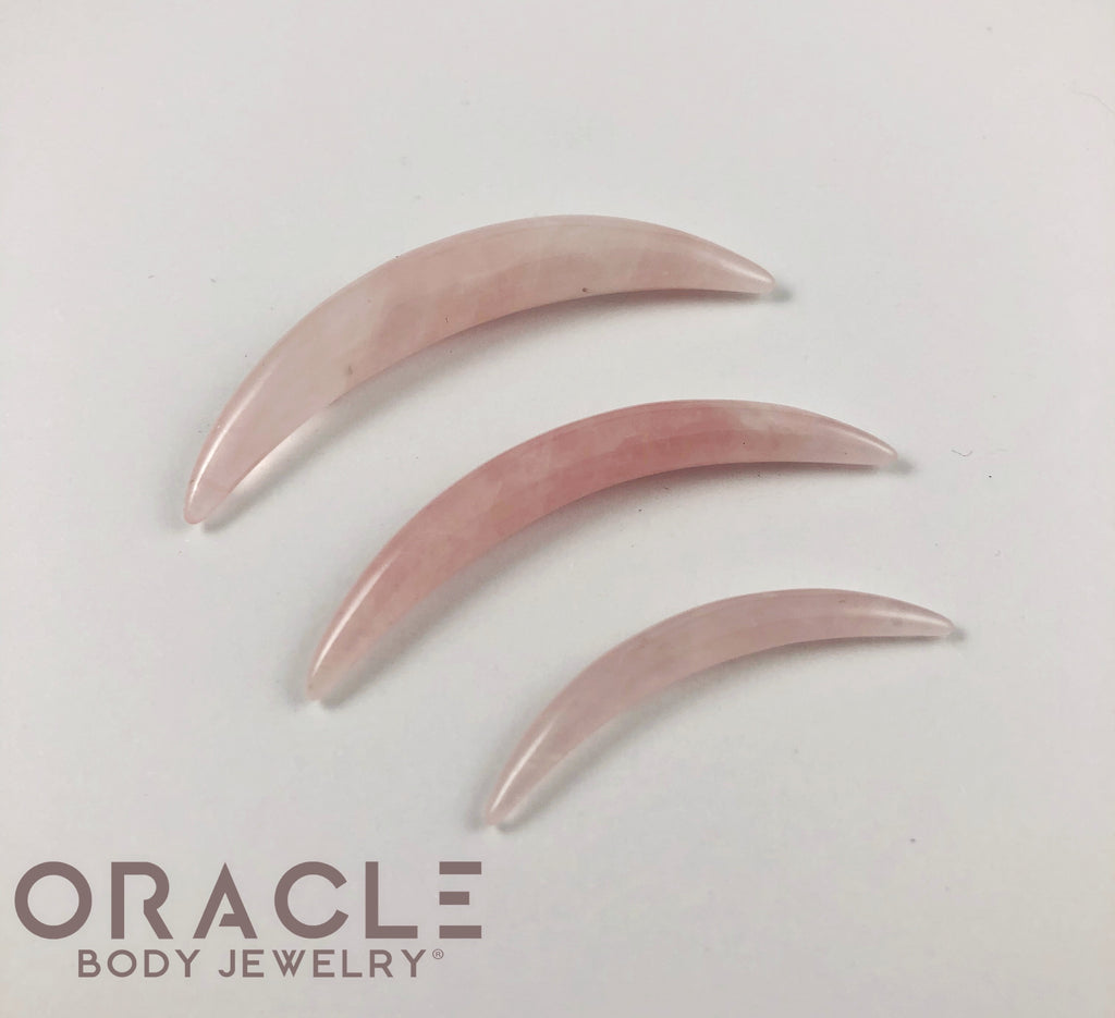 Rose Quartz Septum Tusk