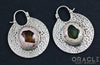 Solid Silver Kiki with Mexican Matrix Opals