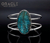 Sterling Silver Carved Labradorite Bracelet