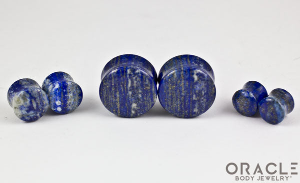 Lapis Double Flare Plugs