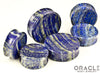 Lapis Concave Solid Double Flare Plugs