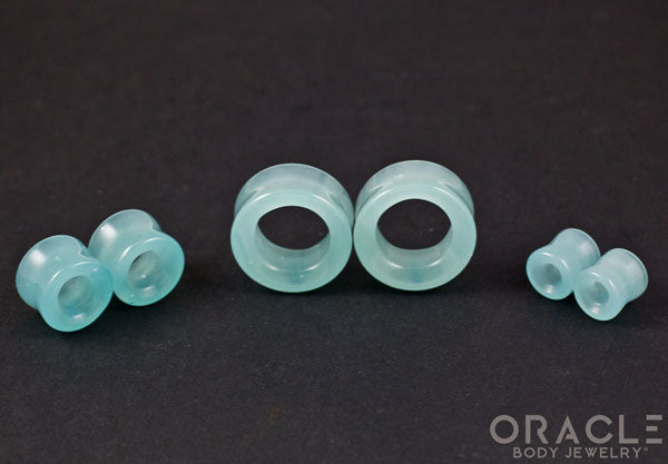 Mint Opalite Eyelets / Tunnels