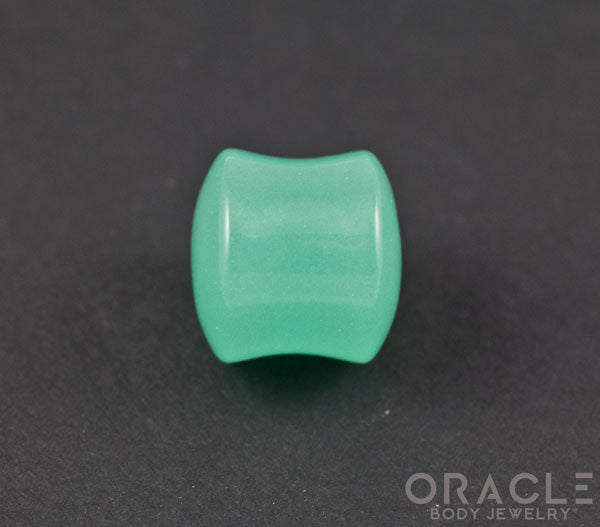 Mint Opalite Double Flare Plugs