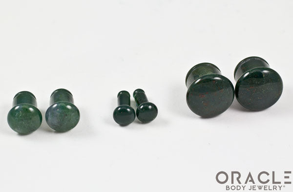 Moss Agate Single Flare Plugs