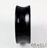 Obsidian Concave Solid Double Flare Plugs