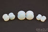 Opalite Double Flare Plugs