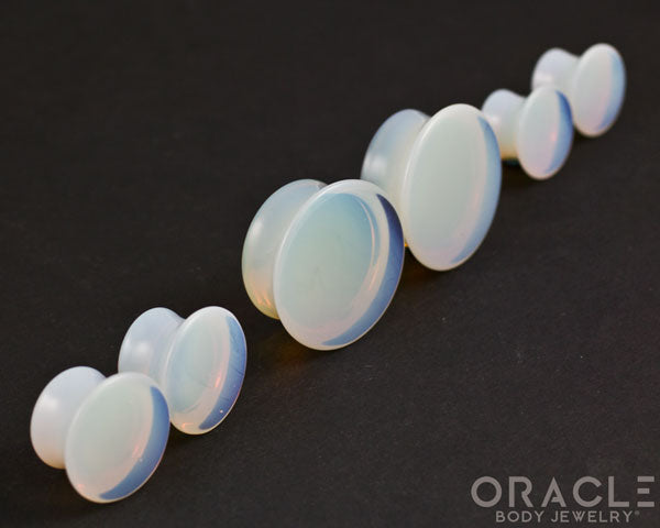 Opalite Mayan Style Flare Plugs