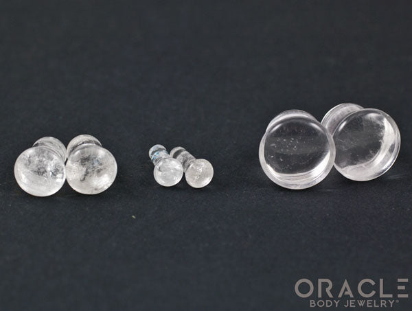 Quartz Single Flare Plugs