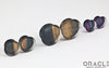 Rainbow Fluorite Mayan Style Flare Plugs