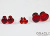 Red Quartz Single Flare Plugs