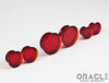 Red Quartz Mayan Style Flare Plugs