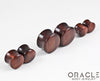 Red Tiger Eye Double Flare Plugs