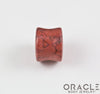 Red Synthetic Turquoise Double Flare Plugs