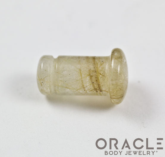 Rutilated Quartz Single Flare Plugs