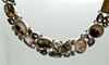 Sterling Silver Scenic Dendritic Agate with Smoky Quartz and Citrine Necklace