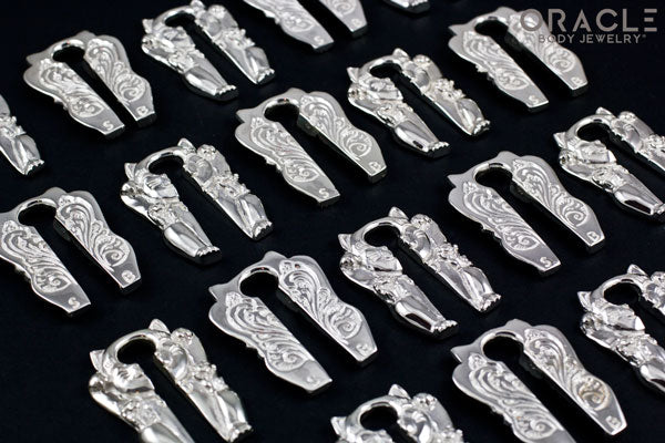 Solid Silver Maneki Neko Weights