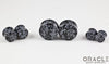 Snowflake Obsidian Double Flare Plugs
