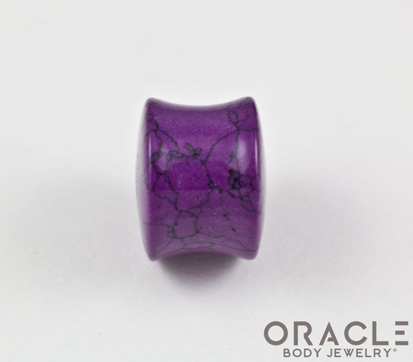 Synthetic Sugalite Double Flare Plugs