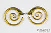 Large Temple Spiral Brass Weights