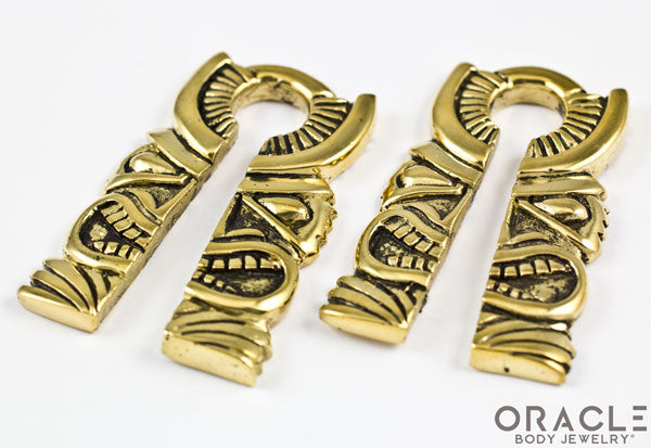 Tiki 2 Brass Weights