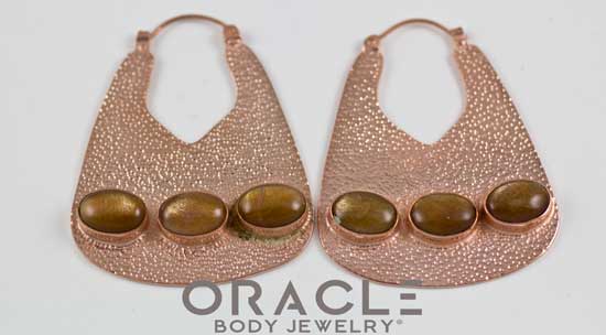 Uptown in Rose Gold Plate with Sunstone