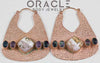 Uptown in Rose Gold Plate with Ocean Jasper and Rainbow Fluorite